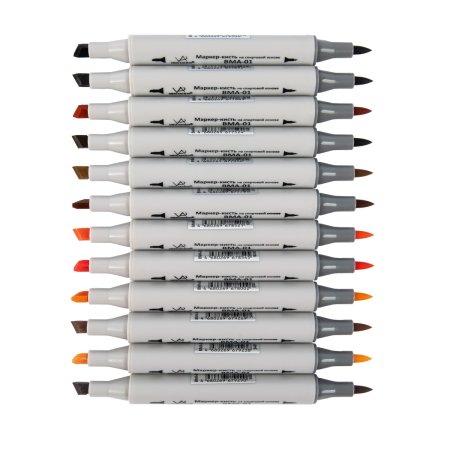 Набор маркеров на спиртовой основе VISTA-ARTISTA 03 - Портрет 0.7-7 мм 12 цв BMAS-12-03