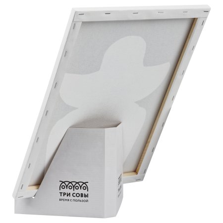 Картина по номерам на холсте с глиттером ТРИ СОВЫ "Девушка в красном" 30 x 40 см с акриловыми красками и кистями RE-КХг3040_57053