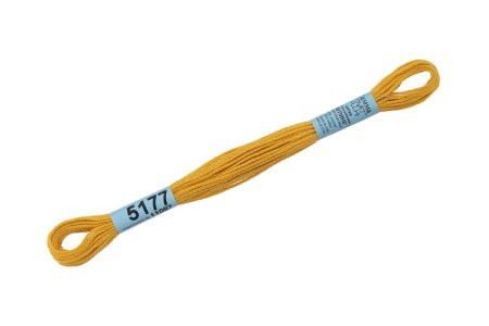 Нитки для вышивания GAMMA мулине (3173-6115) 8 м №5177 т.желтый MG-5177