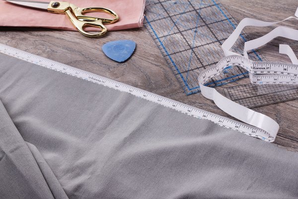 Линейка для пэчворка GAMMA пластик 10 x 45 см в пакете QRL-07