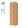 Нитки для кожи вощёные кручёные (полиэстер) "Промысел" 0.45 мм 40 м № 004 св. бежевый LC-005-004
