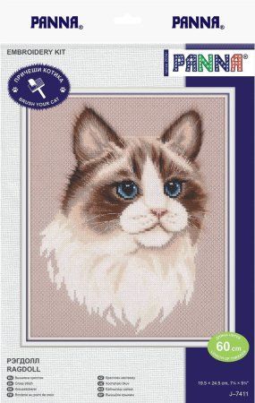 Набор для вышивания PANNA Рэгдолл 19.5 х 24.5 см J-7411
