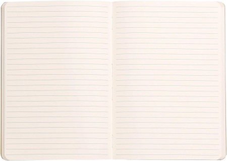 Блокнот RHODIARAMA Softcover A5 90 г/м2 80 л, в линию, на резинке, бежевый RH-117405C