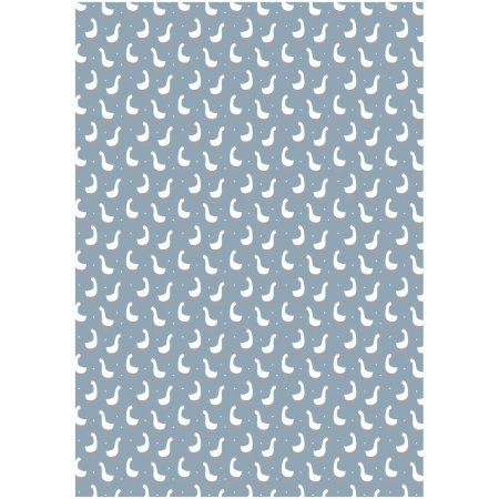 Упаковочная бумага глянцевая MESHU "Гуси" 1л. 70 x 100 см 80 г/м2 RE-MS_53471