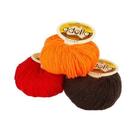 Пряжа ADELIA Claire 50% шерсть, 50% акрил 50 г 138 м ± 5 м Пряжа ADELIA Claire 50% шерсть, 50% акрил 50 г 138 м ± 5 м
