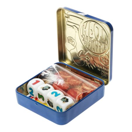 Настольная игра: Пластиковые кубики. Жадный крот (жестяная коробочка) MAG03562 Настольная игра: Пластиковые кубики. Жадный крот (жестяная коробочка) MAG03562