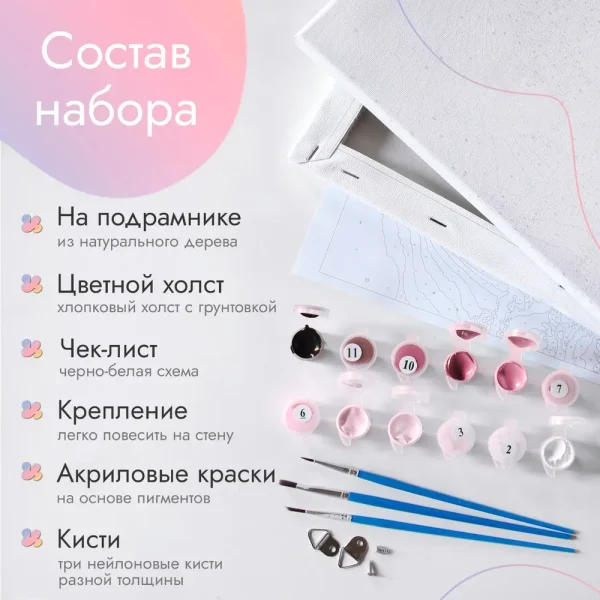 Картина по номерам: Розовые орхидеи в вазе 30 x 40 см CV-EX5260