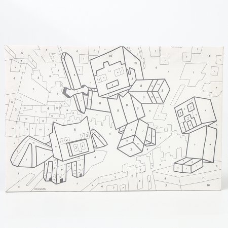 Картина по номерам "Город будущего" 20 x 30 см SIM-10667304