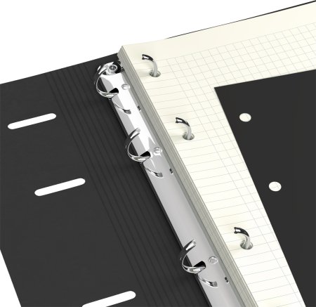 Тетрадь на кольцах 80л. A5 ЛАЙТ, кожзам, Greenwich Line "Spring song" тон. блок RE-Nr4A5_56548