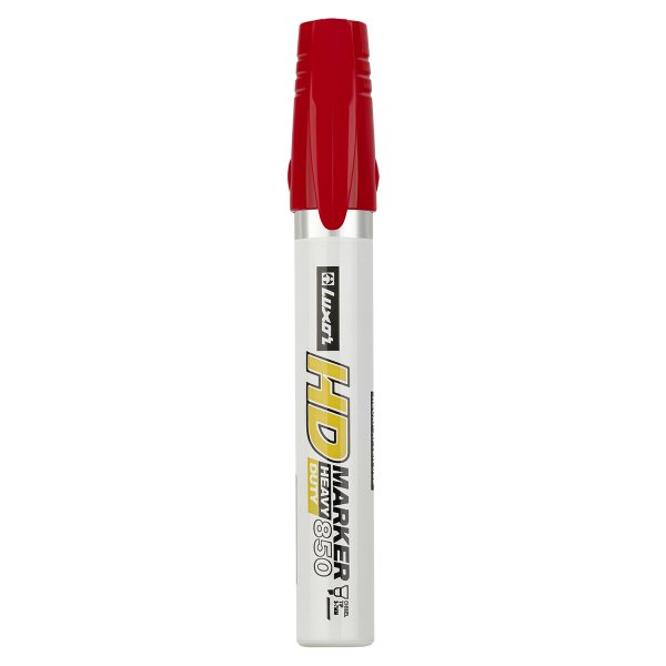 Маркер перманентный промышленный Luxor "Heavy Duty 850" 3-7 мм, скошенный, красный RE-3573