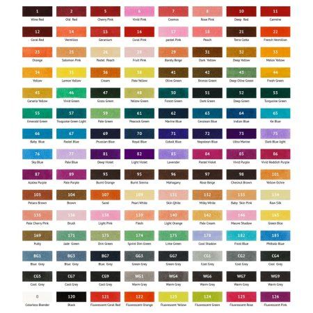 Набор двусторонних маркеров для скетчинга MESHU 120 цв основные цвета, чехол на молнии RE-MS_53462