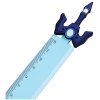 Линейка с топпером 12 см MESHU "Blue sword" пластиковая, европодвес RE-MS_36854