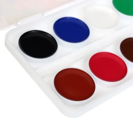 Акварель Мульти-Пульти "Енот в джунглях" медовая 12 цв, без кисти, картон RE-АК_10698