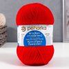 Пряжа Пехорская ПТ "Кроссбред Бразилии" 50% мериносовая шерсть, 50% акрил 1 х 100 г 500 ± 29 м №088 красный мак PEH-KRO-088