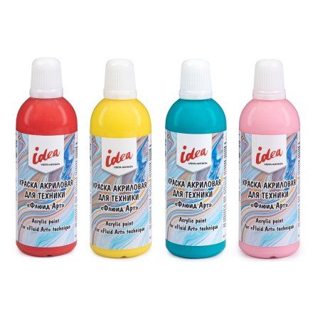Краска акриловая VISTA-ARTISTA idea для техники "Флюид Арт" 80 мл 1 шт PFA-01