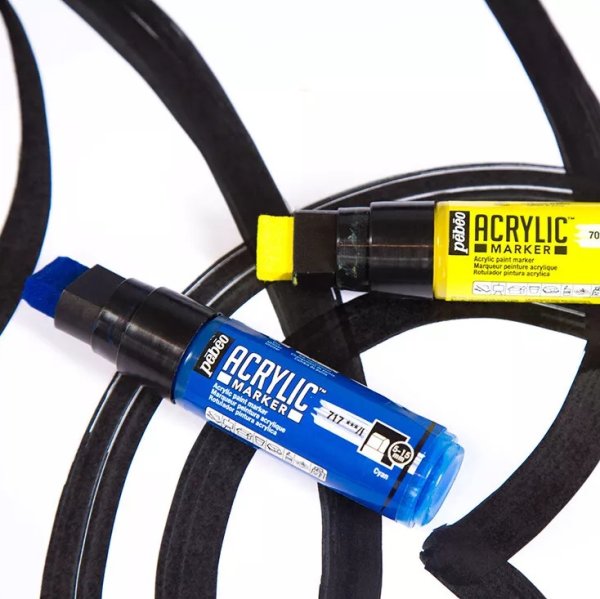 Маркер акриловый PEBEO Acrylic Marker 5-15 мм перо плоское