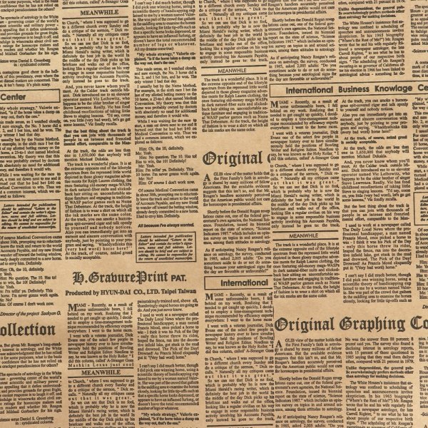 Бумага упаковочная крафтовая 0.70 х 10 м 70 г/м2 "Газета" SIM-1220280