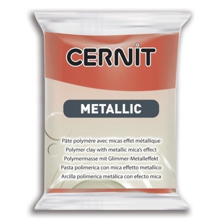 Пластика полимерная запекаемая CERNIT Metallic 56 г (057 медь) RH-CE0870056057