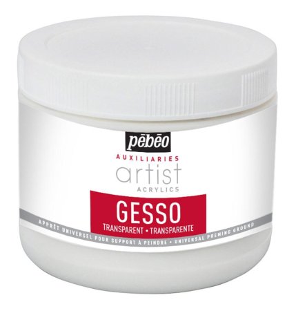 Грунт акриловый Gesso PEBEO Studio 500 мл 523850 прозрачный