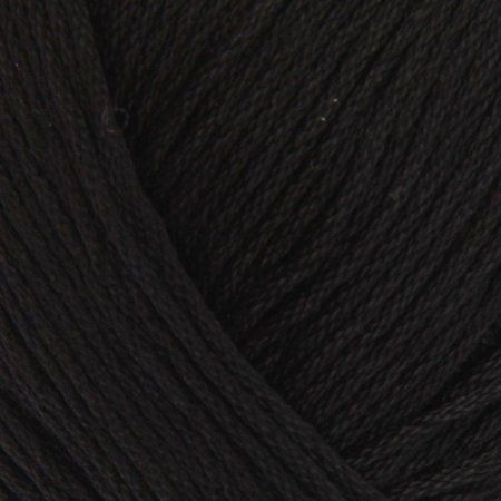 Пряжа Пехорская ПТ "Детский хлопок" 100% мерсеризованный хлопок 1 x 100 г 330 м ± 6 м №002 черный PEH-DHL-002