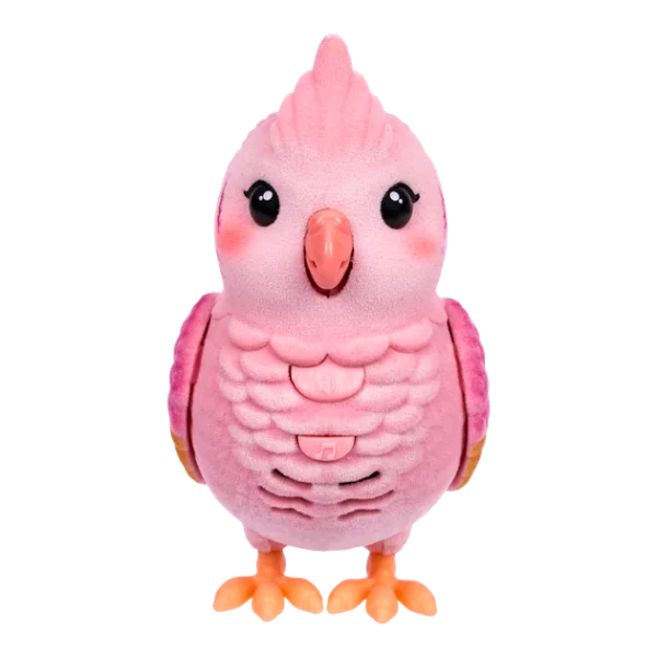 Игрушка интерактивная Moose "Попугайчик Корелла в клетке" розовый UT-26692