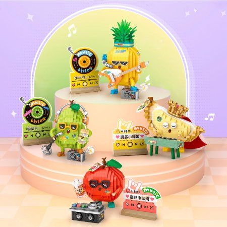 Конструктор LOZ "Бас-Ананас" IT-8847_MK