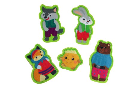 Пальчиковый кукольный театр "В гостях у сказки" 17 кукол KOR-03940