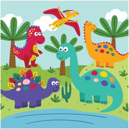 Пазл ТРИ СОВЫ 16 maxi "Динопарк" RE-ПК16М_54501