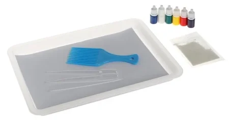 Набор для рисования Эбру: краски 6 цв по 6 мл, 10 л бумаги, загуститель 10 г, инструменты SIM-4524058