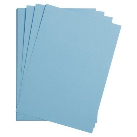 Бумага цветная CLAIREFONTAINE Maya 120 г/м2 A4 1 л, небесно-голубой (sky blue) RH-97371C