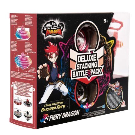 Инфинити Надо. Волчок Стакинг Делюкс, Fiery Dragon. TM Infinity Nado ROS-38779
