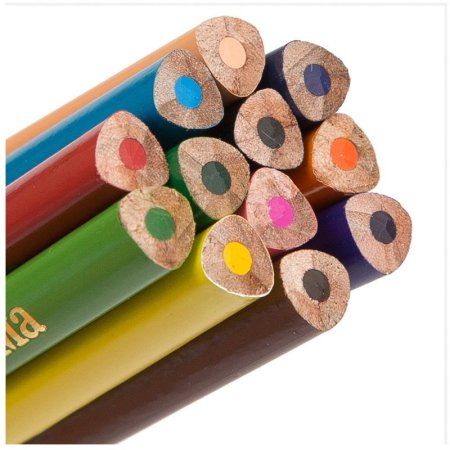 Карандаши цветные ГАММА "Мультики" 12 цв трехгранные заточенные RE-050918_07