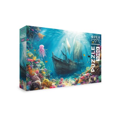 Пазл 1000 элементов ФРЕЯ "Затонувший парусник" PZL-1000/76