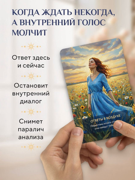 Метафорические карты: Услышь голос вселенной! 40 карт с предсказаниями для тех, кому нужен ответ здесь и сейчас EKS-319976