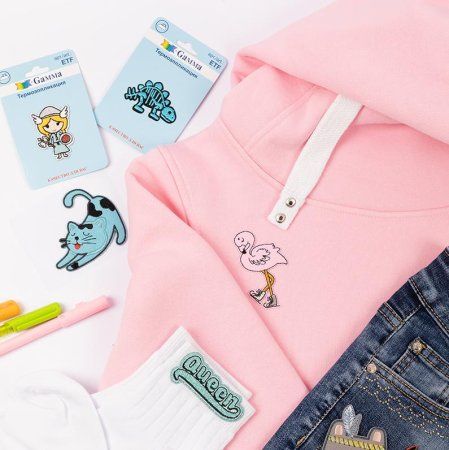 Термоаппликация GAMMA №02 1 шт Мишка 5.3 х 5.9 см ETF-01-237