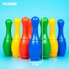 Игровой набор Боулинг 9 кеглей, 2 шара, цветной SIM-3388316