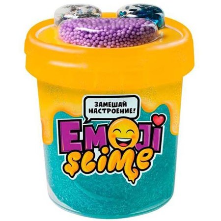 Игрушка в наборе Slime "Emoji-slime" 120 мл, голубой AS-S130-78