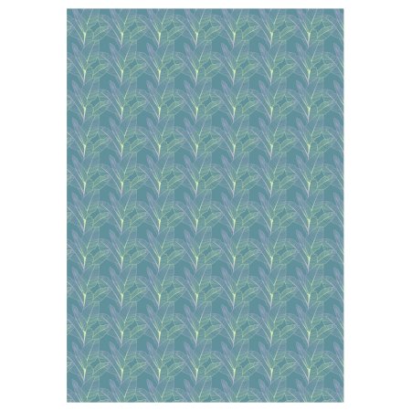 Упаковочная бумага глянцевая MESHU "Grace twigs" 1л. 70 x 100 см 80 г/м2, ассорти, 1 шт RE-MS_62830