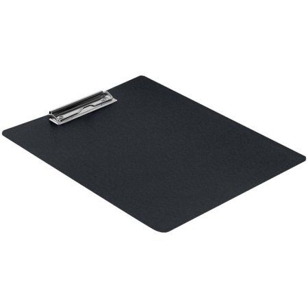 Планшет с зажимом A4 OfficeSpace 2000 мкм, пластик (полифом), черный RE-340045