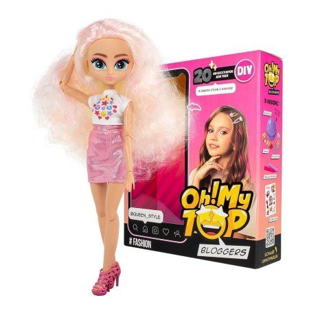 Игровой набор Кукла и аксессуары DIY Oh!My Top Fashion 3+ AS-MT1602