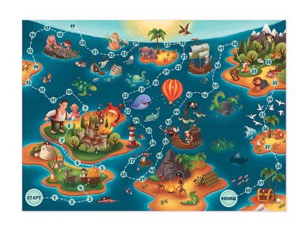 Настольная игра: Десятое королевство "Карта Сокровищ. Квест по чтению" KOR-02915