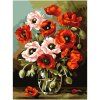 Картина по номерам на картоне ТРИ СОВЫ "Маки в вазе" 30 x 40 см, краски и кисть RE-КК_53824