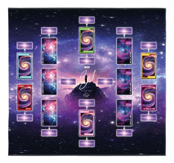 Настольная игра трансформационная "Зов подсознания" игровое поле, 102 карты: 50 МАК, 52 эмоции SIM-10390901