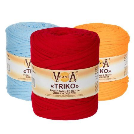 Трикотажная лента для рукоделия VISANTIA Triko FTM100 92% хлопок, 8% эластан 1 х 500 г ± 50 г 100 м ± 20 м Трикотажная лента для рукоделия VISANTIA Triko FTM100 92% хлопок, 8% эластан 1 х 500 г ± 50 г 100 м ± 20 м