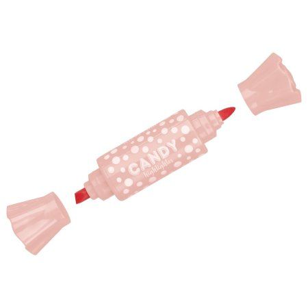 Набор текстовыделителей двусторонних MESHU "Candy" 6 цв 2/4 мм, пастельные цвета, ПВХ бокс с европодвесом RE-MS_55399