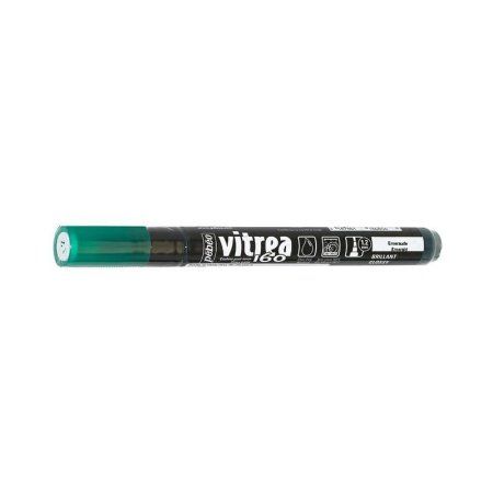 Маркер по стеклу PEBEO Vitrea 160 глянцевый 1 шт 118085 изумрудный