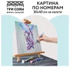 Картина по номерам на холсте ТРИ СОВЫ "Единение" 30 x 40 см с акриловыми красками и кистями RE-КХ_44113