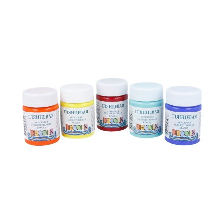Краска акриловая DECOLA банка 50 мл, глянцевая