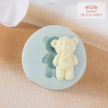 Молд силикон "Медвежонок" 2.2 х 1.3 см МИКС SIM-7778747