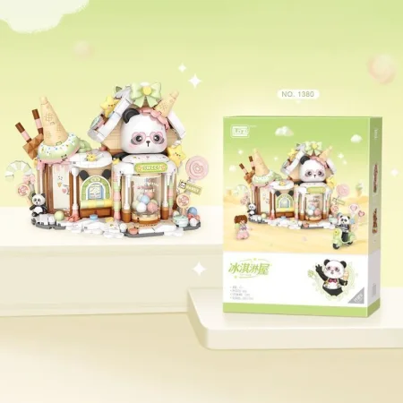 Конструктор LOZ "Панда и мороженое" IT-1380_MK